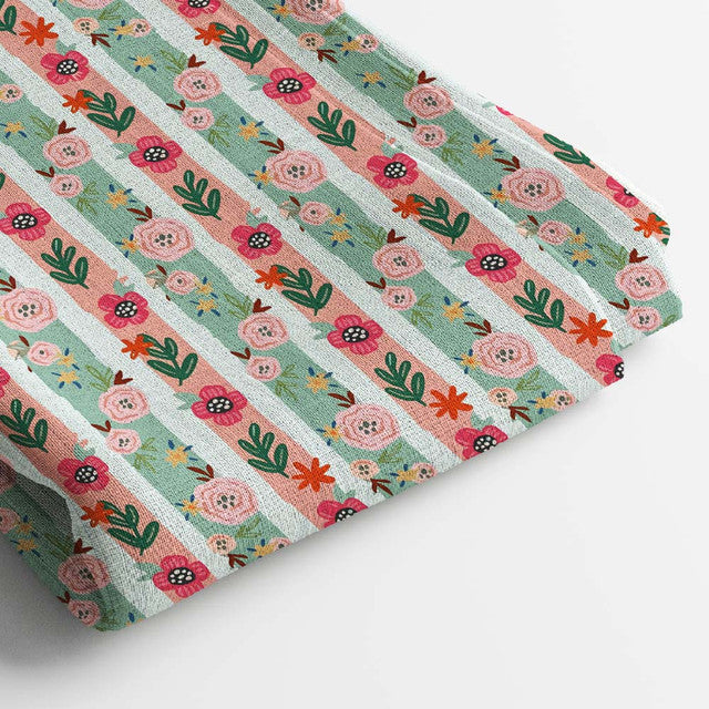 Muslin Digital Printed Fabric | 5 Meter, 44" Width, Unstitched
