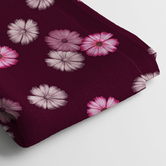 Georgette Digital Print Fabric | 5 Meter, 44" Width, Unstitched Dress Material