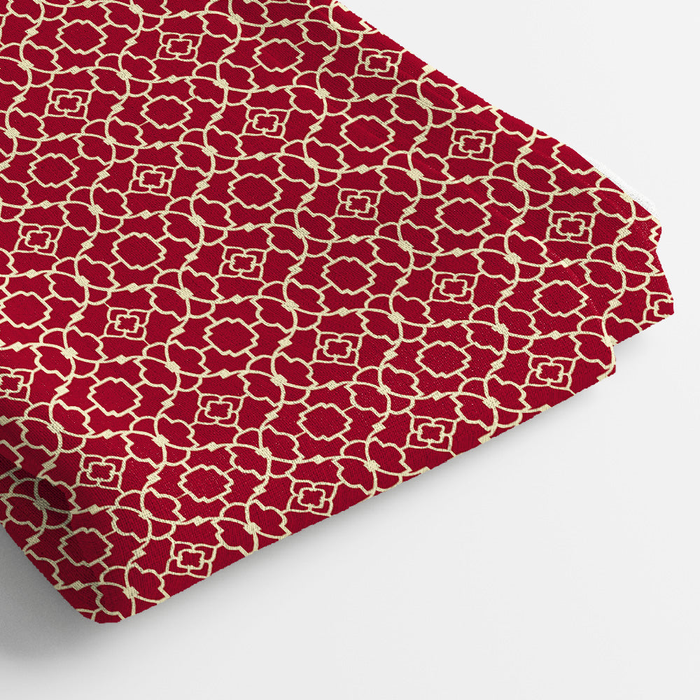 Kota Doria Digital Print Fabric | 5 Meter, 44" Width, Unstitched