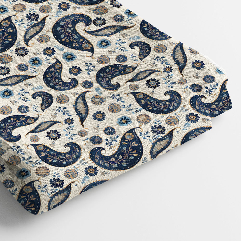 Kota Doria Digital Print Fabric | 5 Meter, 44" Width, Unstitched