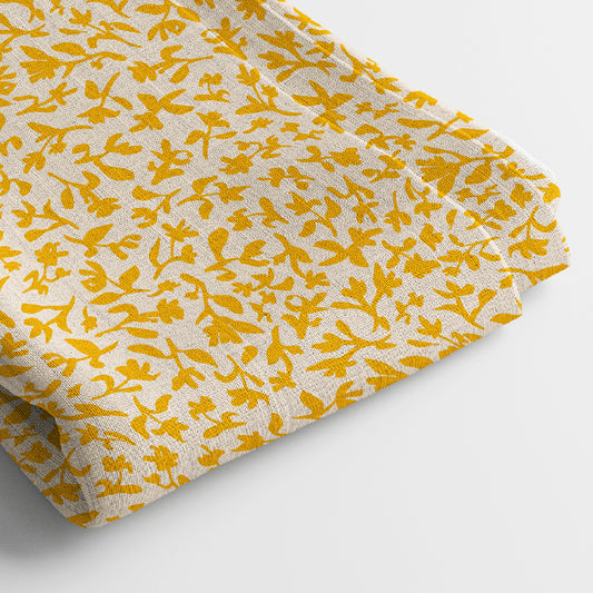 Pure Linen Digital Print Fabric | 5 Meter, 44" Width, Unstitched