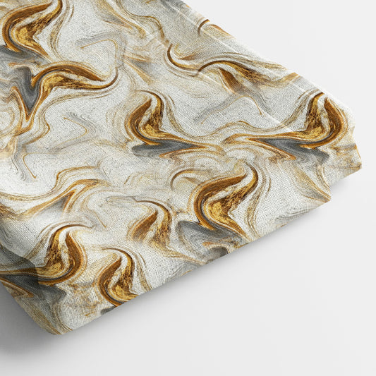 Pure Linen Digital Print Fabric | 5 Meter, 44" Width, Unstitched