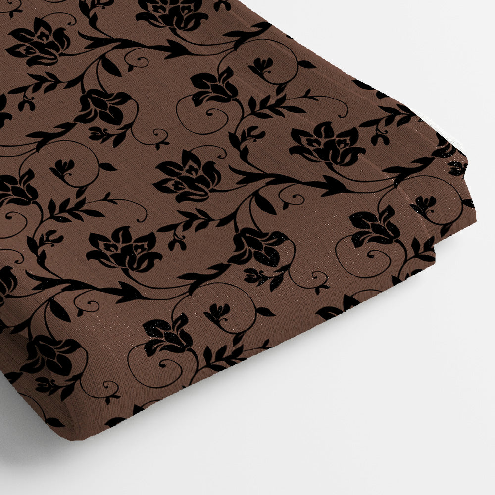 Pure Linen Digital Print Fabric | 5 Meter, 44" Width, Unstitched