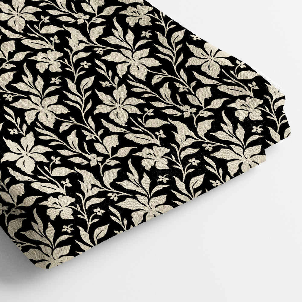 Pure Linen Digital Print Fabric | 5 Meter, 44" Width, Unstitched