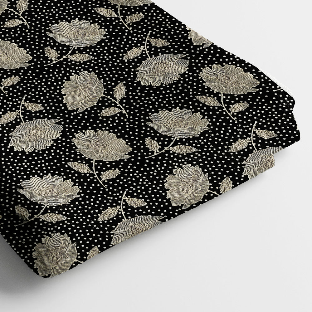 Kota Doria Digital Print Fabric | 5 Meter, 44" Width, Unstitched