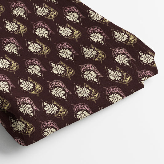 Kota Doria Digital Print Fabric | 5 Meter, 44" Width, Unstitched