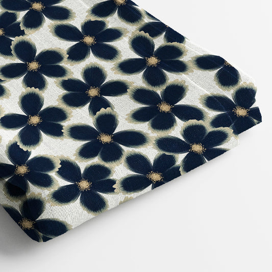 Pure Linen Digital Print Fabric | 5 Meter, 44" Width, Unstitched