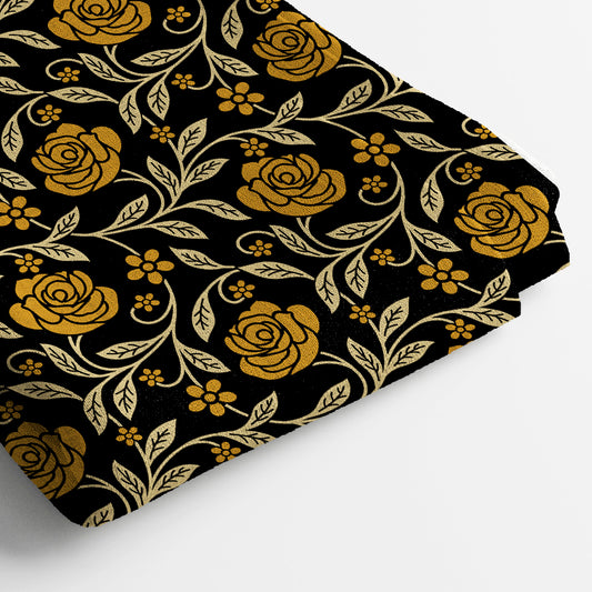 Kota Doria Digital Print Fabric | 5 Meter, 44" Width, Unstitched