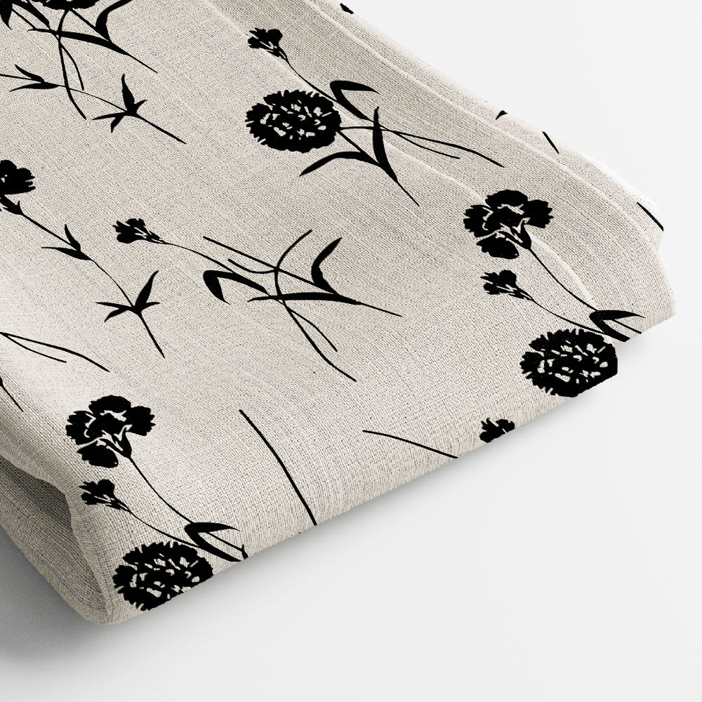 Pure Linen Digital Print Fabric | 5 Meter, 44" Width, Unstitched