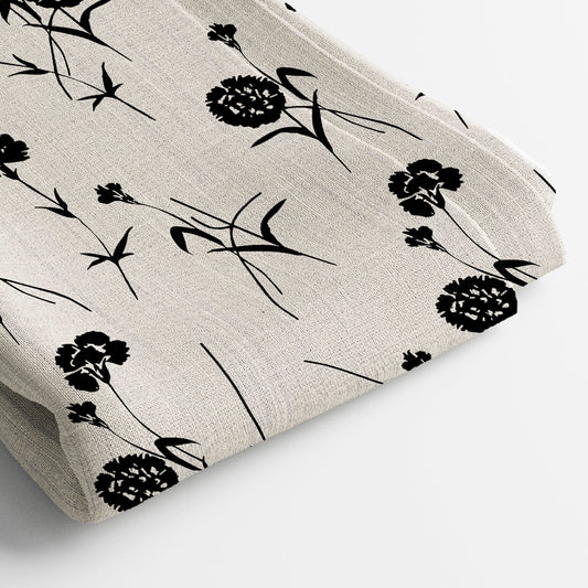 Pure Linen Digital Print Fabric | 5 Meter, 44" Width, Unstitched