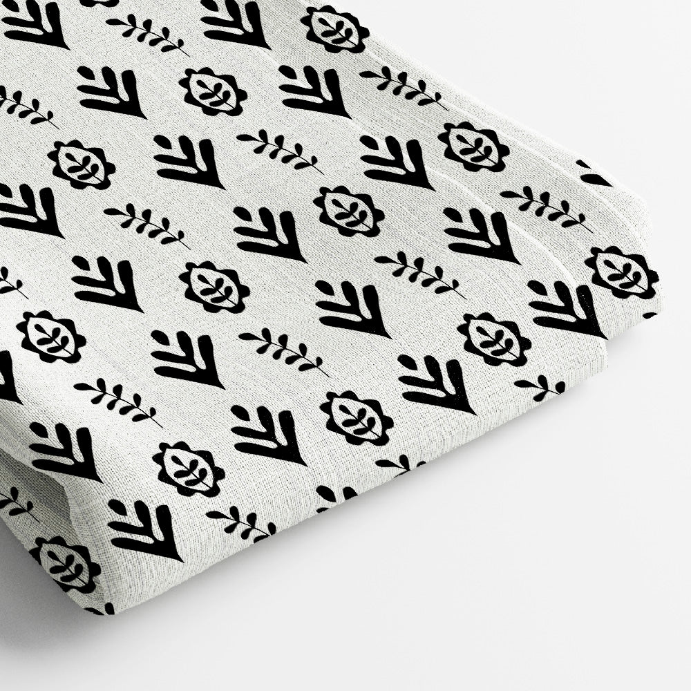 Pure Linen Digital Print Fabric | 5 Meter, 44" Width, Unstitched