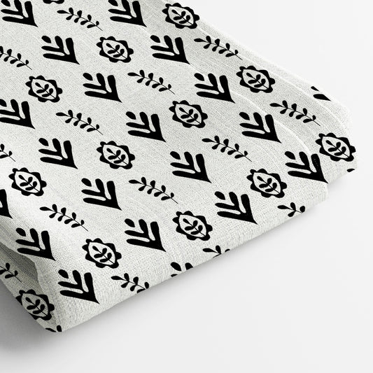 Pure Linen Digital Print Fabric | 5 Meter, 44" Width, Unstitched