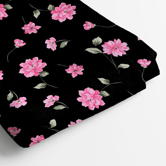 Georgette Digital Print Fabric | 5 Meter, 44" Width, Unstitched Dress Material