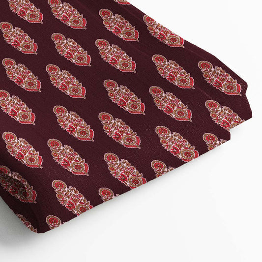 Rayon Digital Print Fabric | 5 Meter, 44" Width, Unstitched