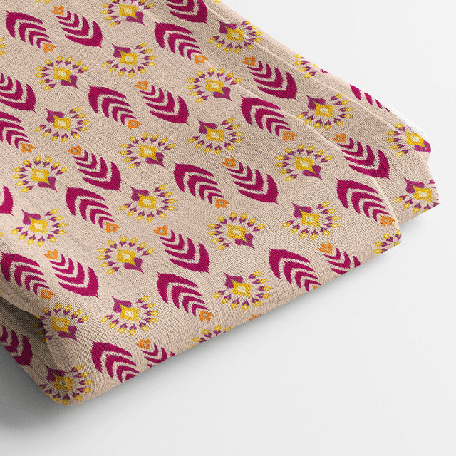 Kota Doria Digital Print Fabric | 5 Meter, 44" Width, Unstitched