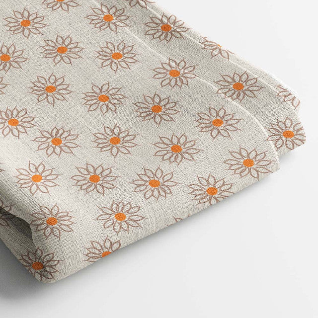 Kota Doria Digital Print Fabric | 5 Meter, 44" Width, Unstitched