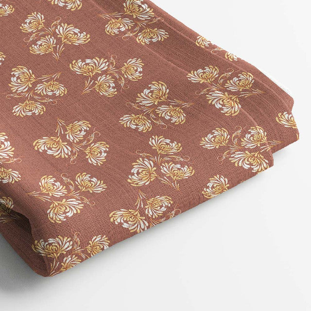 Muslin Digital Printed Fabric | 5 Meter, 44" Width, Unstitched