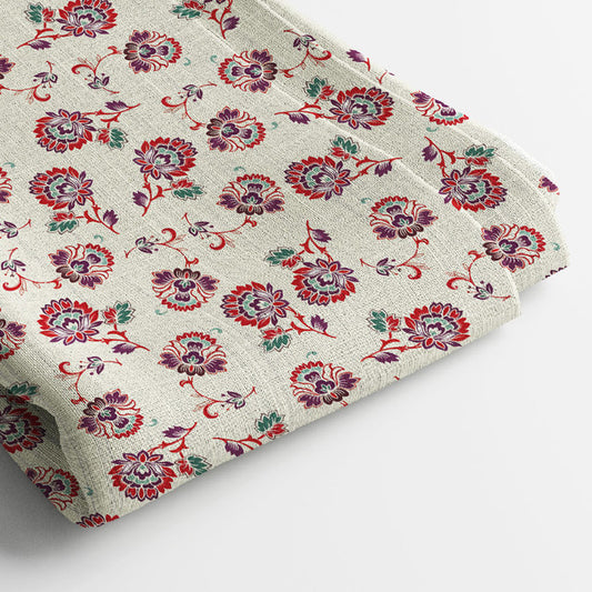 Rayon Digital Print Fabric | 5 Meter, 44" Width, Unstitched