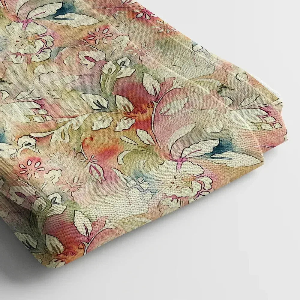 Poly Cotton Digital Printed Fabric, Soft & Lightweight, For Women's Clothing - Arihant Creations