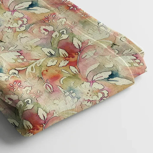 Poly Cotton Digital Printed Fabric, Soft & Lightweight, For Women's Clothing - Arihant Creations