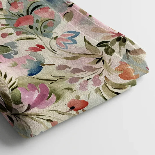 Poly Cotton Digital Printed Fabric, Soft & Lightweight, For Women's Clothing - Arihant Creations