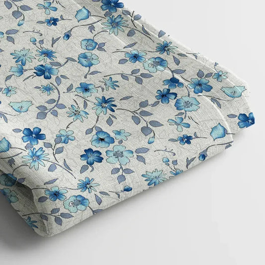 Poly Cotton Digital Printed Fabric, Soft & Lightweight, For Women's Clothing - Arihant Creations