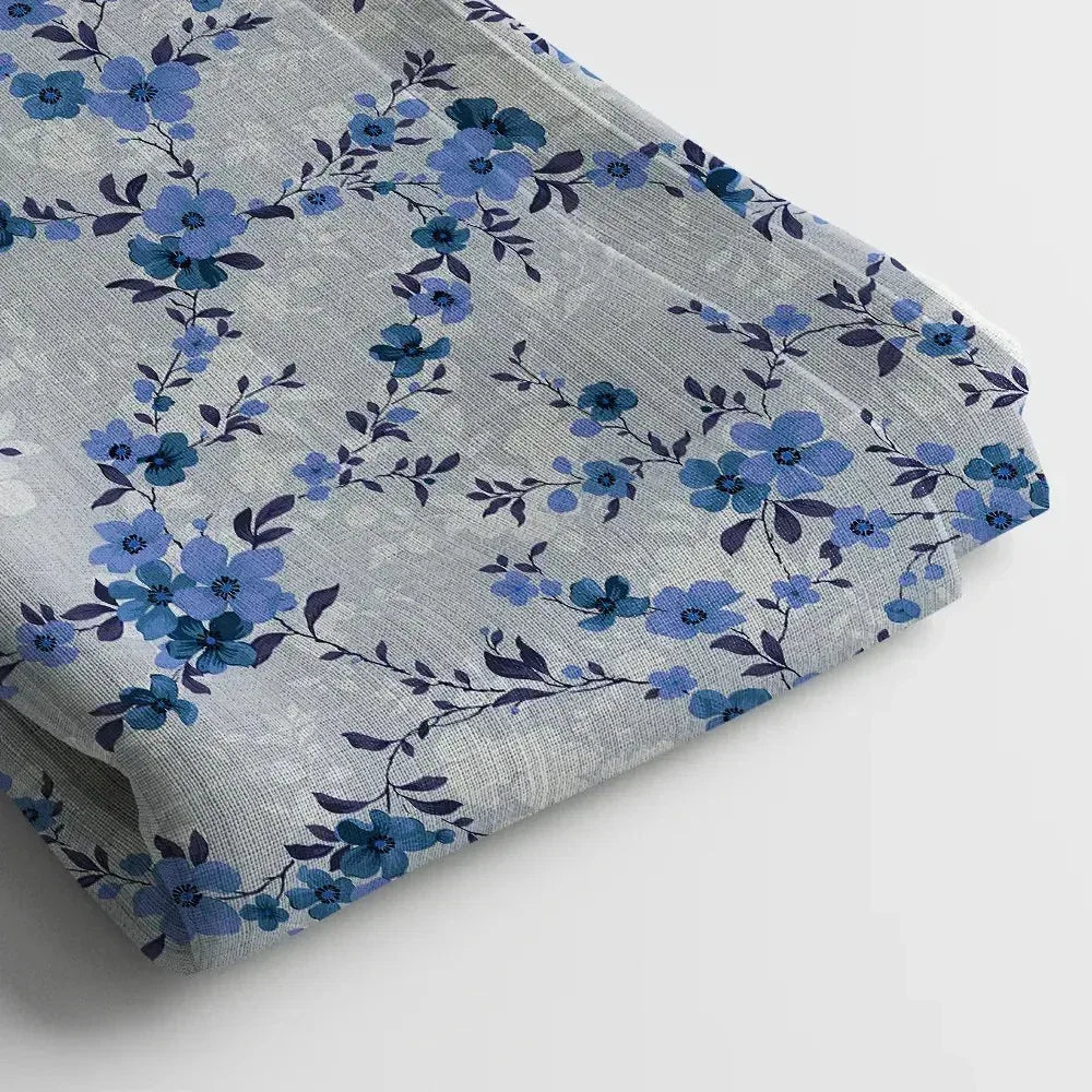 Poly Cotton Digital Printed Fabric, Soft & Lightweight, For Women's Clothing - Arihant Creations