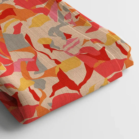 Poly Cotton Digital Printed Fabric, Soft & Lightweight, For Women's Clothing