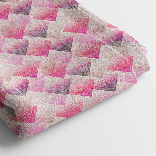 Kota Doria Digital Print Fabric | 5 Meter, 44" Width, Unstitched