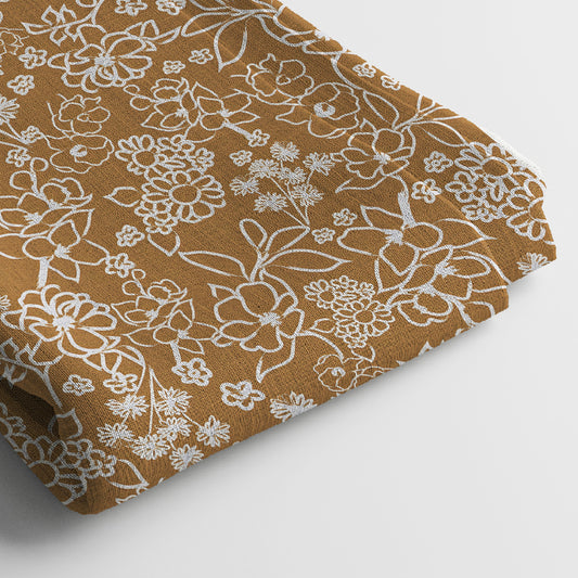 Kota Doria Digital Print Fabric | 5 Meter, 44" Width, Unstitched