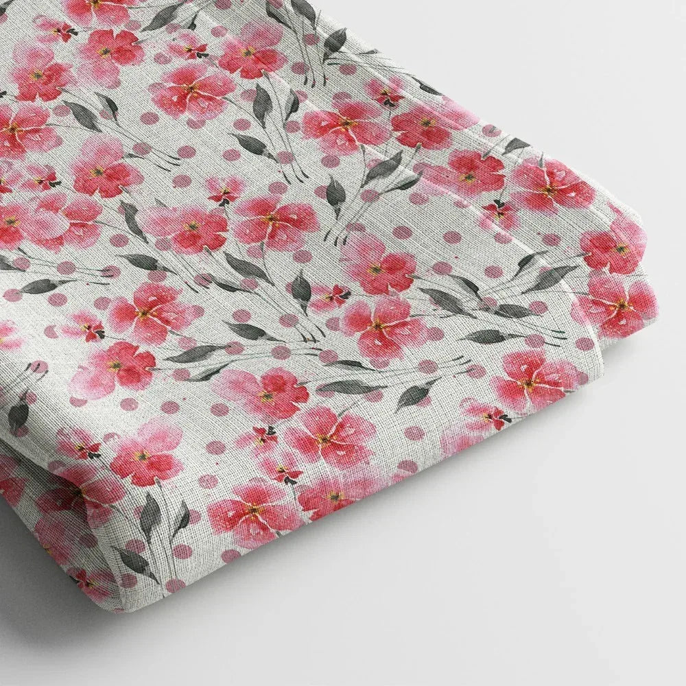 Poly Cotton Digital Printed Fabric, Soft & Lightweight, For Women's Clothing - Arihant Creations