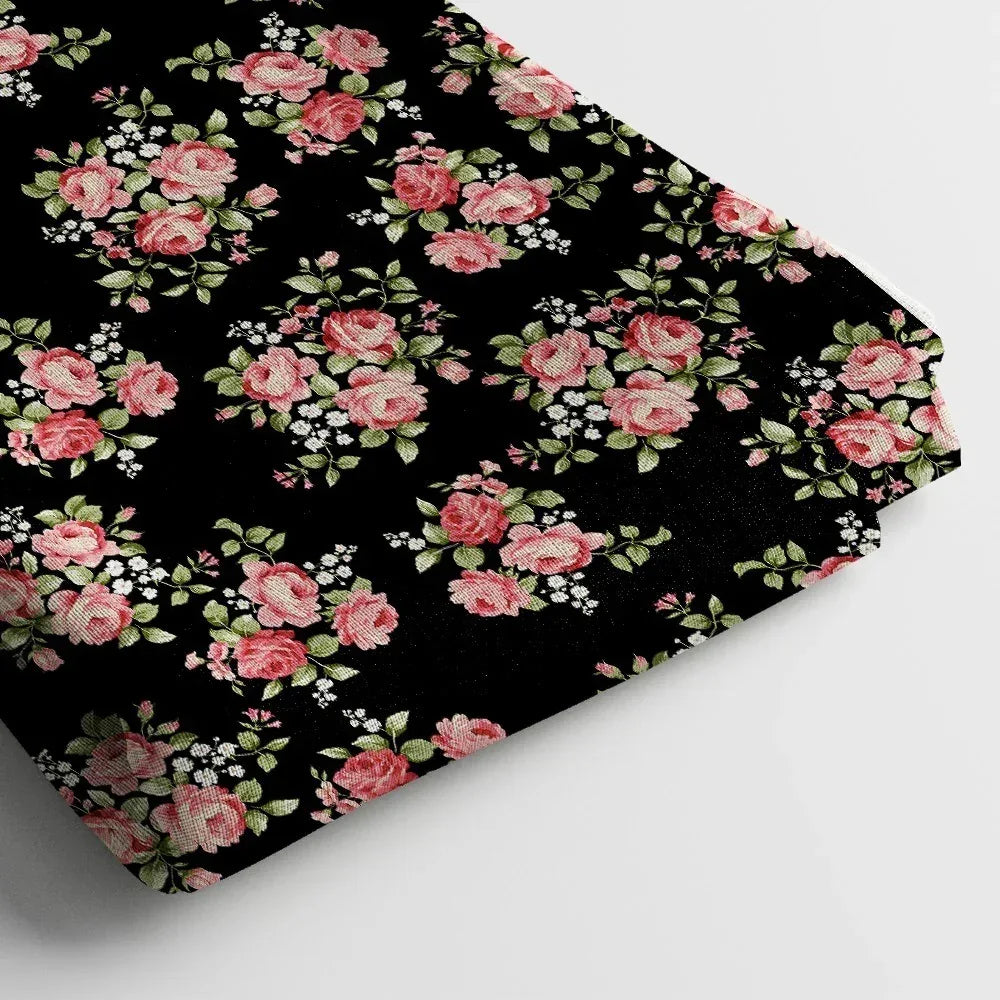 Poly Cotton Digital Printed Fabric, Soft & Lightweight, For Women's Clothing - Arihant Creations