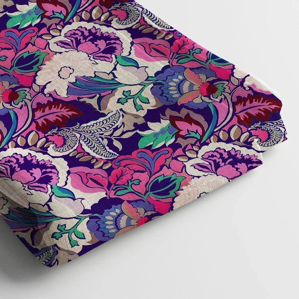 Crepe Digital Print Fabric | 44 Inches, Unstitched - Arihant Creations