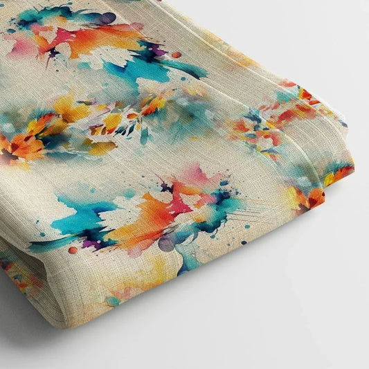 Crepe Digital Print Fabric | 44 Inches, Unstitched - Arihant Creations