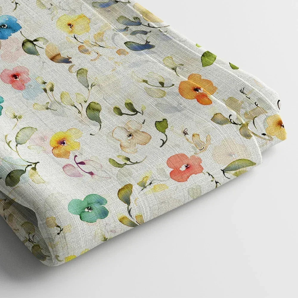 Poly Cotton Digital Printed Fabric, Soft & Lightweight, For Women's Clothing - Arihant Creations