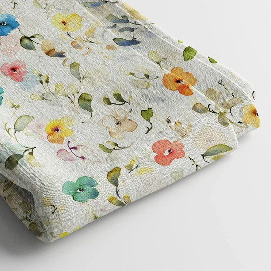 Poly Cotton Digital Printed Fabric, Soft & Lightweight, For Women's Clothing - Arihant Creations