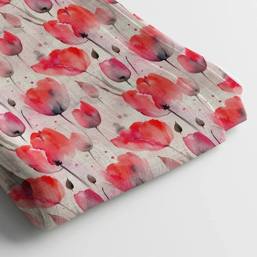 Poly Cotton Digital Printed Fabric, Soft & Lightweight, For Women's Clothing - Arihant Creations