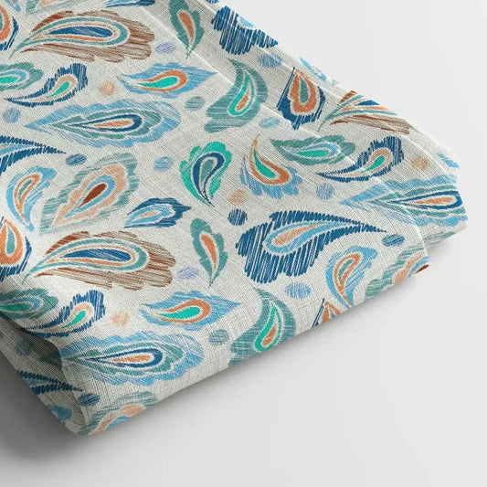 Crepe Digital Print Fabric | 44 Inches, Unstitched - Arihant Creations