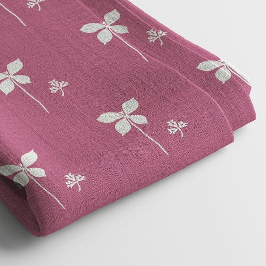 Linen Digital Print Fabric | 44 Inches, Unstitched - Arihant Creations