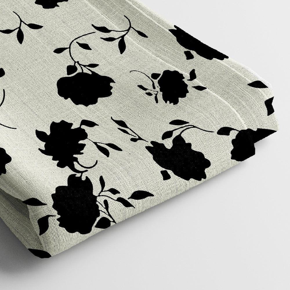 Linen Digital Print Fabric | 44 Inches, Unstitched - Arihant Creations