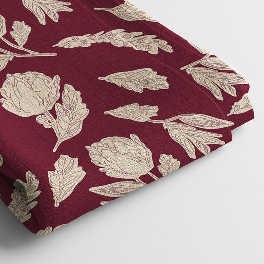 Poly Cotton Digital Printed Fabric | 44 Inches , Unstitched - Arihant Creations