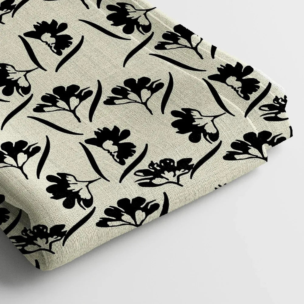 Poly Cotton Digital Printed Fabric, Soft & Lightweight, For Women's Clothing - Arihant Creations