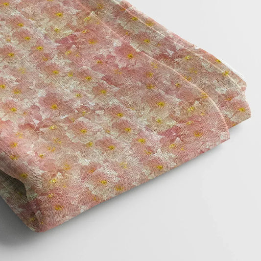 Linen Digital Print Fabric | 44 Inches, Unstitched - Arihant Creations