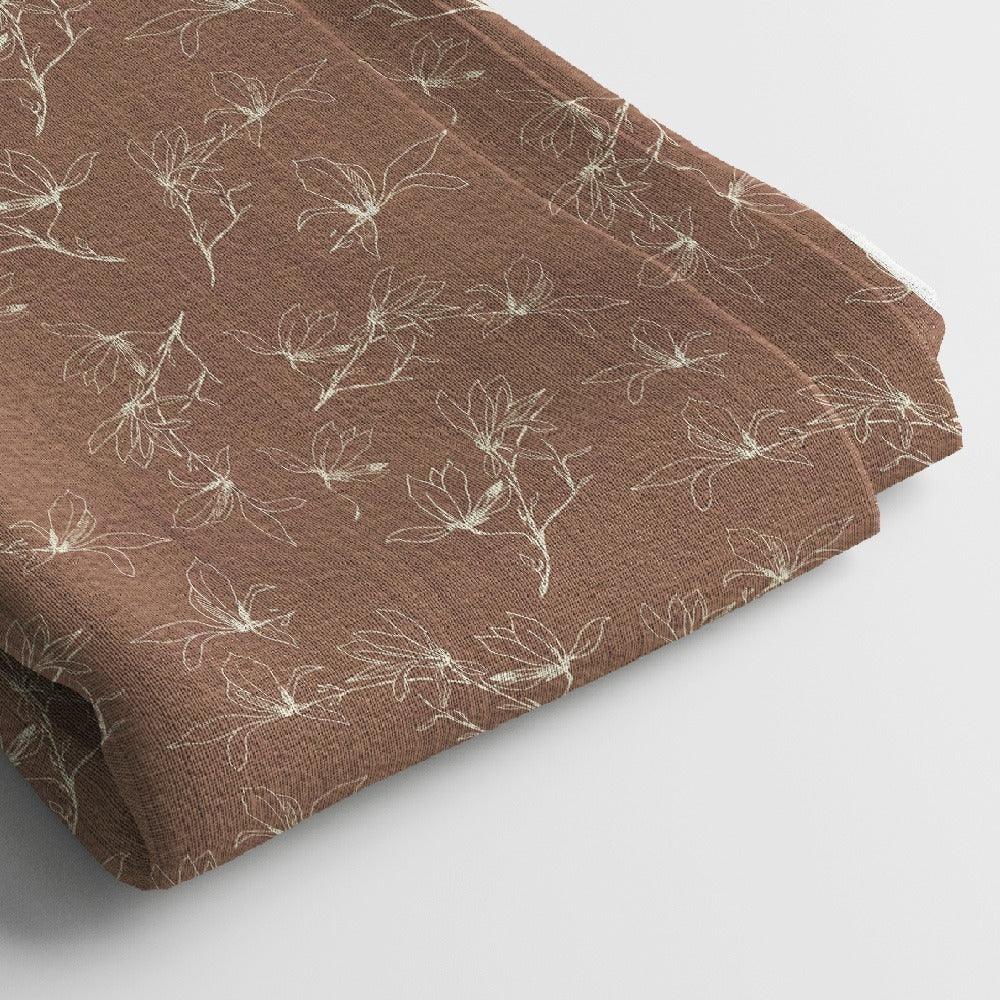 Linen Digital Print Fabric | 44 Inches, Unstitched - Arihant Creations