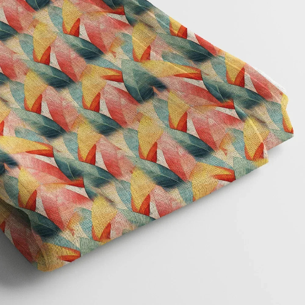 Linen Digital Print Fabric | 44 Inches, Unstitched - Arihant Creations