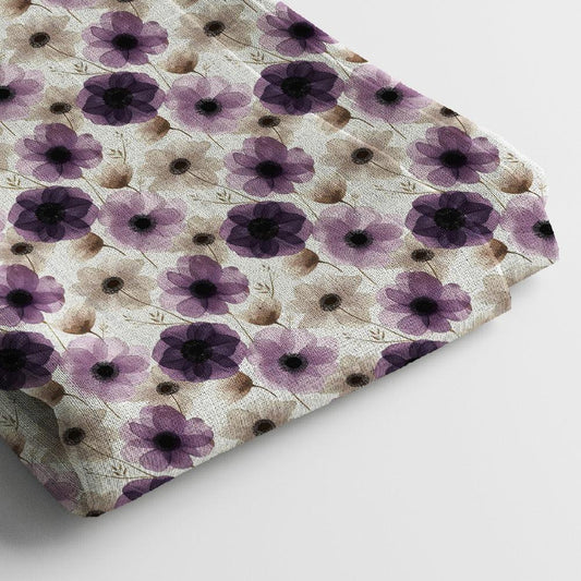 Linen Digital Print Fabric | 44 Inches, Unstitched - Arihant Creations