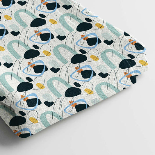 Rayon Digital Print Fabric | 5 Meter, 44 Width, Unstitched Dress Material, Poly Blend