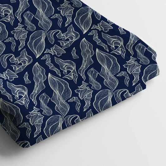 Poly Cotton Digital Printed Fabric | 44 Inches , Unstitched - Arihant Creations