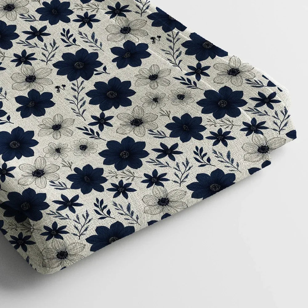 Rayon Digital Print Fabric | 44 Width, Unstitched, Poly Blend - Arihant Creations