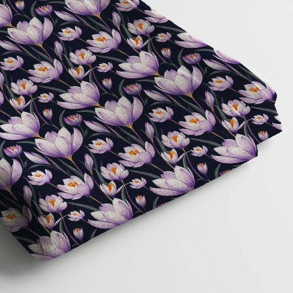 Poly Cotton Digital Printed Fabric | 44 Inches , Unstitched - Arihant Creations